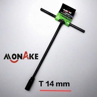 MONAKE LONG BLACK 14MM T-SOCKET WRENCH/ 14MM T-SOCKET WRENCH/ Original