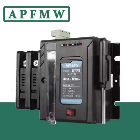 Dual power ATS (PC) 2P/3P/4P 63A Dual Power Automatic Transfer Switch AC230V 50/60Hz MCB Auto/Manual