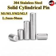 [MRJ-YZ] 304 Stainless Steel, Solid Cylindrical Pin, M1/M1.5/M2/M2.5, Solid Cylindrical Positioning 