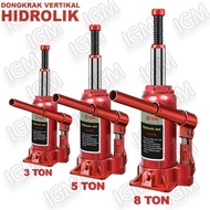 LOKAL SX23WQ IGM Bottle Jack 2/ 5/ 10 Ton Hydraulic Car Jack Hydraulic Jack Universal Local Delivery