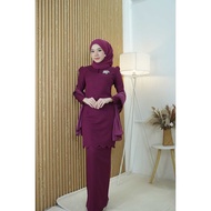 IRIS RAFAEL Naomi Kurung Scallop Dewasa