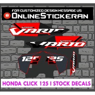 Honda Click 125i(Vario) decals