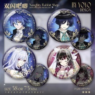 [Bota Shop] Genshin Impact pin Flins Tartaglia Skirk Arlecchino Double Flash Badge Brooch PS