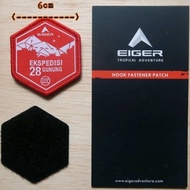 EIGER 28 GUNUNG PATCH emblem stiker bordir velcro limited