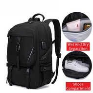 [24-hour shipping] available 50/80L travel backpack expandable waterproof hiking Backpack with shoe 