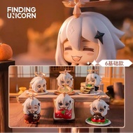 Yuanshen Hand-run Blind Box Yuanshen Paimeng Food Theme Game Mond Battlefield Tide Play Desktop Car Decoration Gift