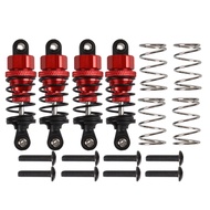 4Pcs RC Cars Aluminum Shock Absorber Front & Rear Damper for Tamiya TT-01 TT01 /TT02 M5 M6 1/10 RC U