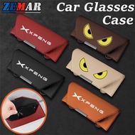 Xpeng X9 G6 Car Glasses Case Sunglasses Storage Box Car Sun Visor Magnetic Glasses Clip Box for Xpen