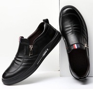Men's PU Leather Business Shoes Kasut Kulit Lelaki Causal Shoes