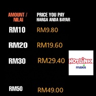 Maxis Hotlink Reload Topup