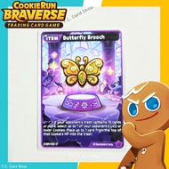 Butterfly Brooch U-BS4-106-English Run Cookie Card (Purple) Cooking Braverse