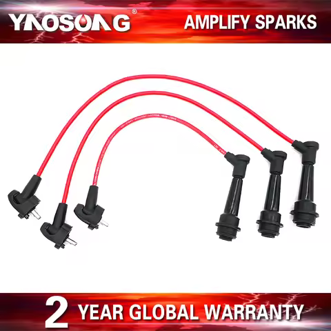 Spark Plug Wire Ignition Coil Spark Plug Wire Set Fits for Lexus IS300 GS300 SC300 Toyota Supra 3.0L