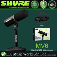 Shure MV6 USB Gaming Microphone with Desktop Stand for Mac and PC