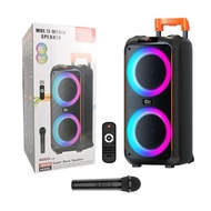 ZQS-8210 WIRELESS KARAOKE BLUETOOTH SPEAKER (20Wx2) 8"x2