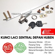 Central Front Drawer Lock - Saheco Central Drawer Lock
