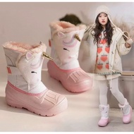 Unicorn fox panda children's winter waterproof boots