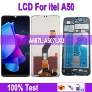 LCD for Itel A50 A667L A507LXU Display Touch Screen with Frame Replacement Repair Parts