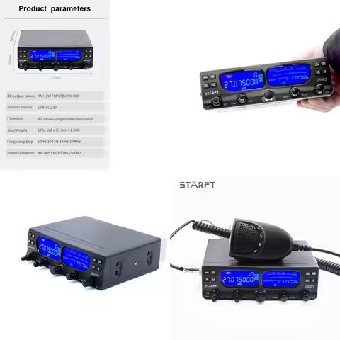 Starft S890 CB AM FM SSB 10 Meter Radio LSB PA Mobile Radio Vehicle radio 27mhz Transceiver