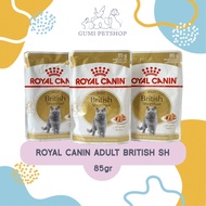 ROYAL CANIN Adult British Shorthair Pouch 85g WetFood / Makanan Kucing