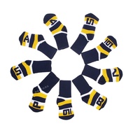 [Elastic] Golf Club Cover Golf Knitted Iron Cover Wool Socks Iron Protective Cap Cover Golf Club Cov