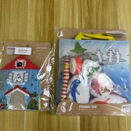 日本MOOMIN BABY 幼兒釣魚布玩具/嬰兒布書