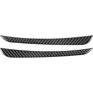 2PCS Car Headlight Eyebrow Eyelid Cover Carbon Fiber Sticker Decal Compatible with Mercedes-Benz G-C