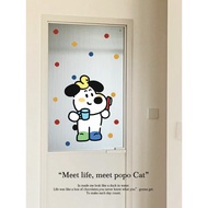Dot Static Sticker Toilet Door Sticker Glass Door Sticker Color Polka Dot Sticker