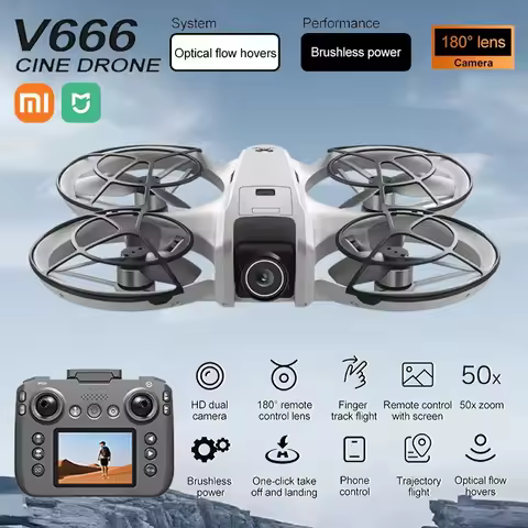 Xiaomi Mjia MINI V666 Drone 4K Professional WIFI 5G Dron Obstacle Avoidance Brushless Altitude Headl