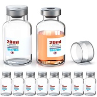 Sterile Empty Vials With Reuse Cap And 13 /20 mm Self Healing Injection PortBuckle Glass Vials Steri