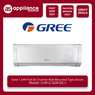Gree 1.5HP Full DC Inverter Wall Mounted Type Aircon U-W12-3DR-DC-I/U-W12-3DR-DC-O