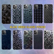 Nokia C01 Plus C21 Plus G10 G21 G60 X30 5G Black Series Design Back Cover Sticker