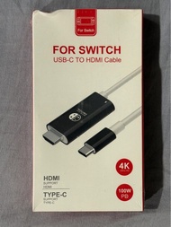 Type-C 轉 HDMI 投屏線 2米 100W PD