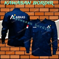 Terbaru kemeja arkas seragam arkas baju arkas pdh arkas full bordir