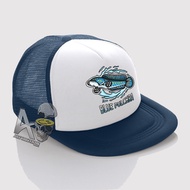 Distro Net Snapback Hat/Trucker Snapback Hat - Channa Blue Hat Snakehead Predator Fish Logo Latest PREMIUM QUALITY ST049