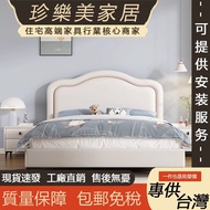 Light Luxury Children's Bed Drawer Bed Storage Bed Genuine Leather Bed Double Bed High Bed Soft Cove