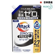 KAO 花王 - Attack ZERO 滾筒用洗衣液補充裝 (810g) (平行進口)35620