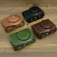 Suitable for Canon Camera Bag G7X mark2 mark3 G7X2 G7X3 Base Leather Case Silicone Protective Case