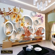 Wallpaper Dinding 3D Motif Bunga Katalog 1