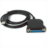 USB to DB-25pin Parallel Cable (Black)