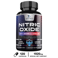 อาหารเสริมเพิ่มไนตริกออกไซด์พร้อมกรดอะมิโนจำเป็น L-Arginine และ L-Citrulline และรากโสมเพื่อสนับสนุนพ
