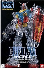 Gundam MG 1/100 RX78-2 Crystal Version