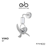 Fanco Vino 18" Corner Fan Ceiling And Wall Mount