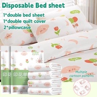 Disposable Hotel Travel Bedsheet Cover Single Bed Double BedTravel No Bed Bug一次性单床单