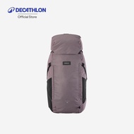 Decathlon Women'S Suitcase Style Backpack Trekking 60+6l Travel 900-Brown