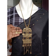 Ready Stock / Oxidized Pendant Chain Set / Premium Quality Necklace Set / Indian Ethnic Necklace Set