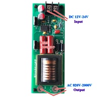 DC-AC 12V-24V To 820V-2000V 1KV 2KV High Voltage High Frequency Boost Power Supply Module Electronic