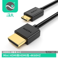 Mini HDMI HDMI Cable Camera Flatbed to Small