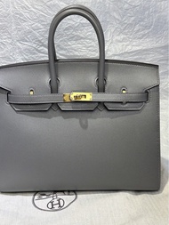Hermes Birkin 25  Gries Mayer 外縫 金扣新皮 Madame W stamp