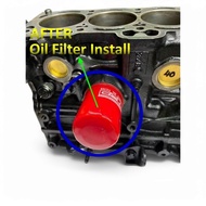 Toyota 4A-FE.4AGE 8V/16V/20V  Oil Filter Spacer Elimination Union 3/4-16UNF