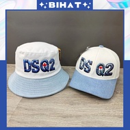 DSQUARED2 Men's and Women's Fashion Baseball Cap, Dsquared2 khaki bucket hat, Hat bag MU536